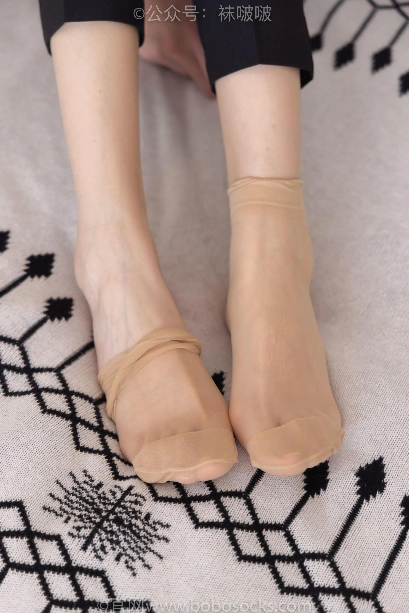 [BoBoSocks袜啵啵]NO.085 小甜豆-平底鞋、短灰丝、短肉丝 [140P]插图7